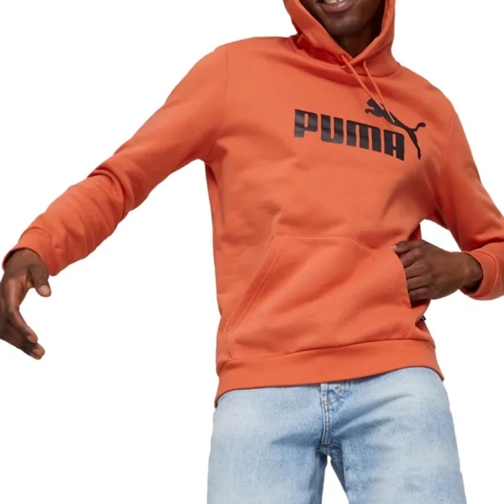 Puma Orange Essential Hoodie Size Large
